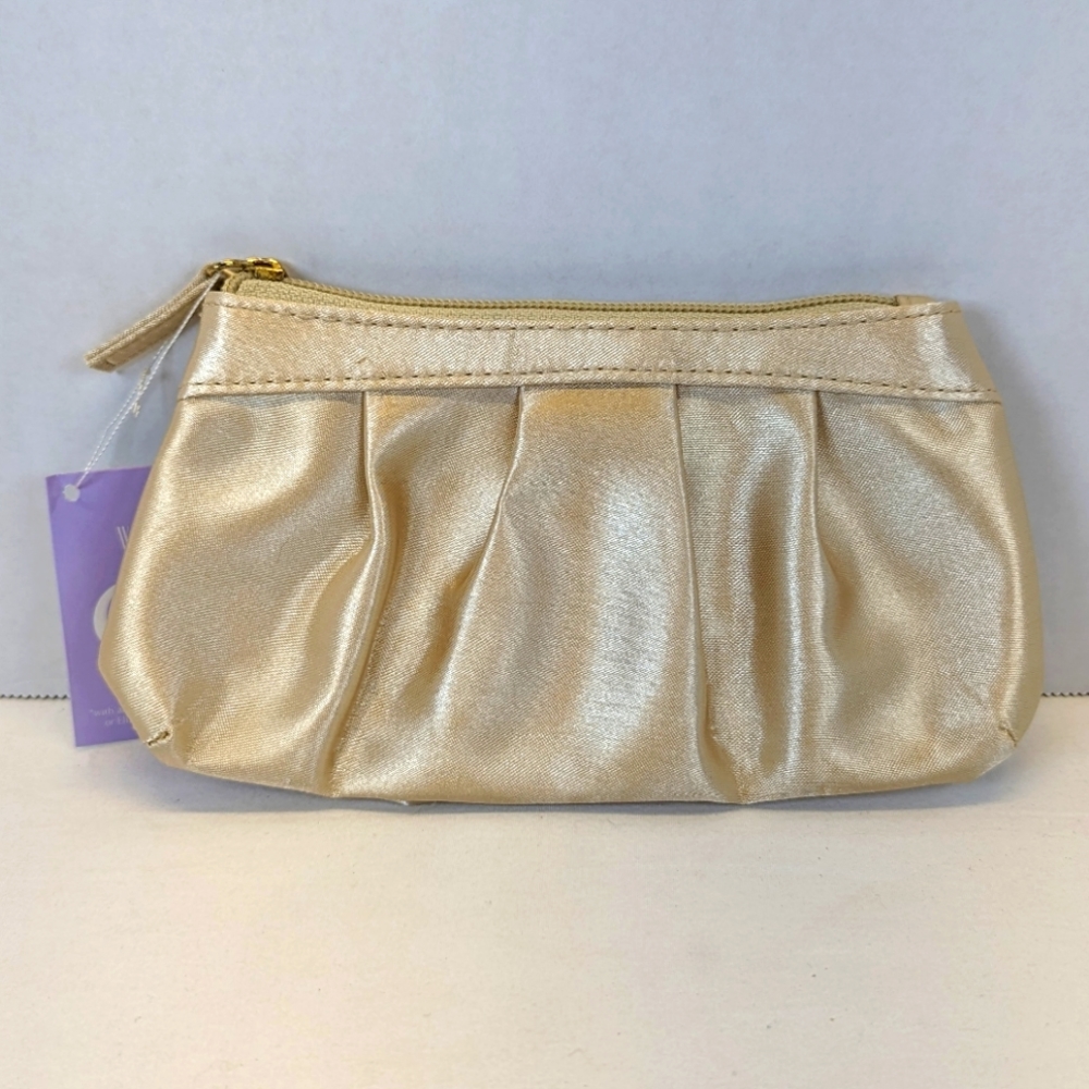 Vintage Gold Elizabeth Taylor Cosmetics Bag - New Never Used
